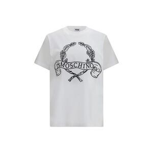 Moschino Premium Cotton Crewneck T-Shirt Men White T-Shirts